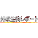 外来生物レポート (attack on titan)