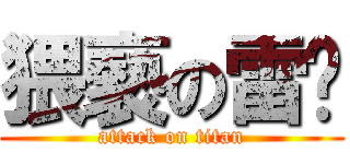猥褻の雷玥 (attack on titan)