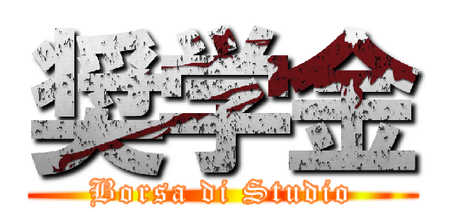 奨学金 (Borsa di Studio)