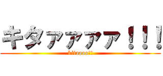 キタァァァァ！！！ (kitaaaa!!)