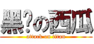 黑丝の西瓜 (attack on titan)