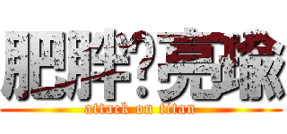 肥胖ㄉ亮瑜 (attack on titan)