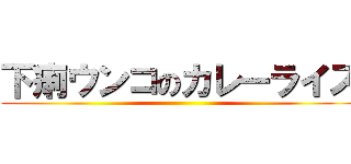 下痢ウンコのカレーライス ()