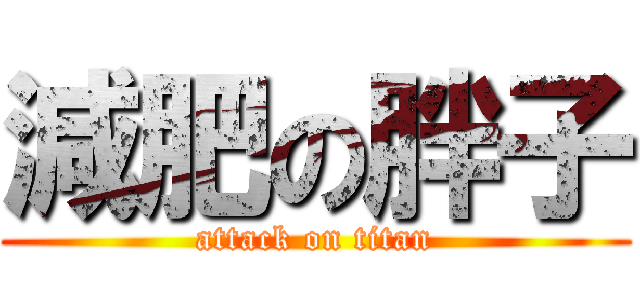 減肥の胖子 (attack on titan)