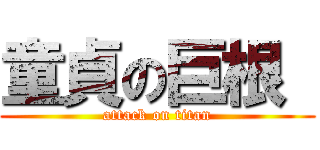 童貞の巨根  (attack on titan)