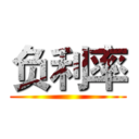 负利率 ()