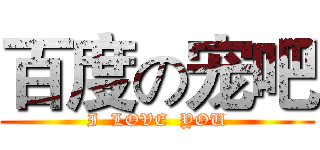 百度の宠吧 (I  LOVE  YOU)