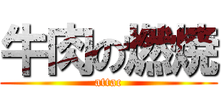 牛肉の燃焼 (attac)