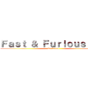 Ｆａｓｔ ＆ Ｆｕｒｉｏｕｓ ＶＩＩ (Car Rental)