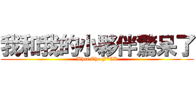 我和我的小夥伴驚呆了 (What The F*CK)