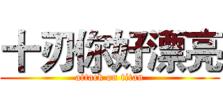 十刃你好漂亮 (attack on titan)