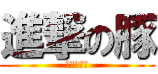 進撃の豚 (つい食べて)