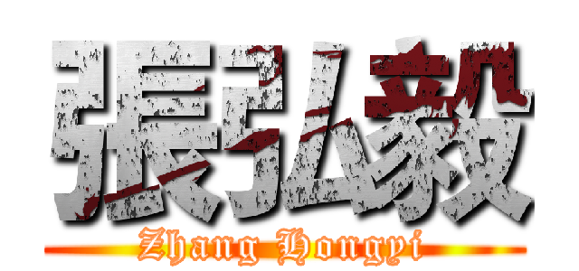 張弘毅 (Zhang Hongyi)