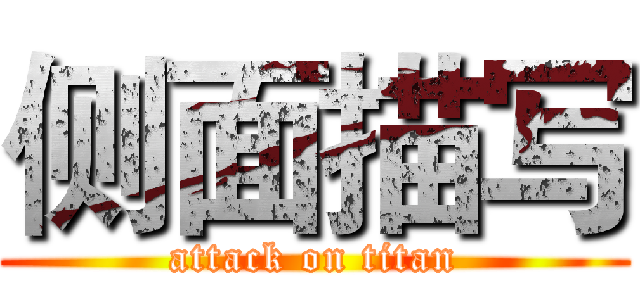 侧面描写 (attack on titan)