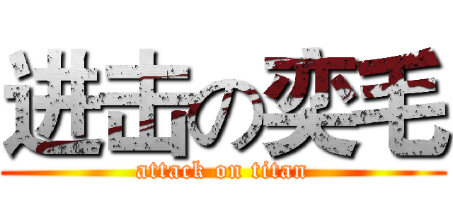 进击の奕毛 (attack on titan)