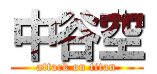 中谷空 (attack on titan)