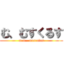 む、むすくるす (m.m...musculus)