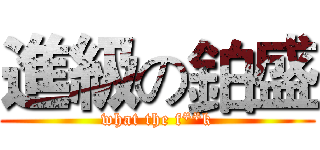 進級の鉑盛 (what the f**k)