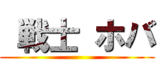  戦士 ホバ ()