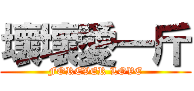 壞壞愛一斤 (FOREVER LOVE)