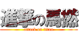 進撃の馬撚 (attack on titan)