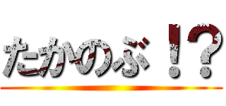 たかのぶ！？ ()