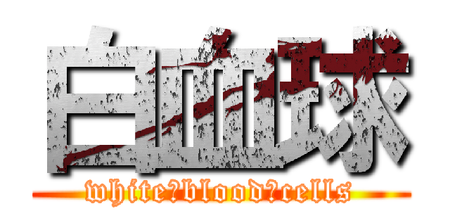 白血球 (white　blood　cells)