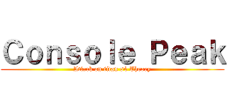 Ｃｏｎｓｏｌｅ Ｐｅａｋ (Attack on titan s4 Theory)