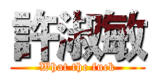 許淑敏 (What the fuck)