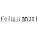 Ｆｅｌｉｘ ｍａｎｕｅｌ ()