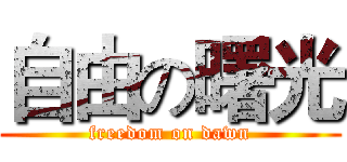 自由の曙光 (freedom on dawn)