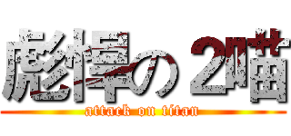 彪悍の２喵 (attack on titan)