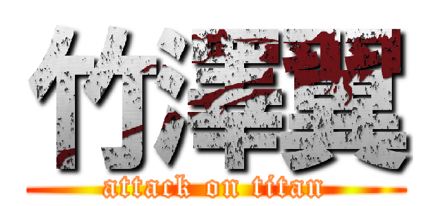 竹澤翼 (attack on titan)