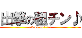 出撃の粗チン♪ (attack on titan)