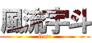 風流宇斗 (flute)