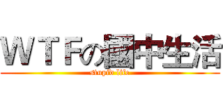 ＷＴＦの國中生活 (stupid life)