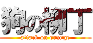 狗の柳丁 (attack on orange)