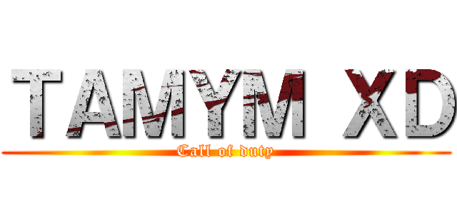 ＴＡＭＹＭ ＸＤ (Call of duty)