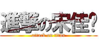 進撃の宋佳橞 (attack on titan)