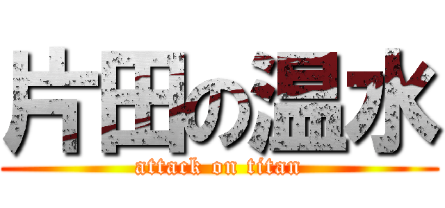 片田の温水 (attack on titan)