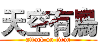 天空有鳥 (attack on titan)