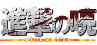 進撃の喨 (attack on titan)