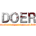 ＤＯＥＲ (Don't admitted existence of DOER)