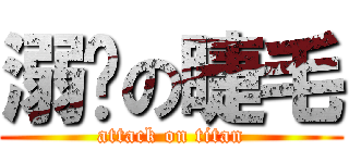 溺爱の睫毛 (attack on titan)