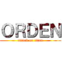 ＯＲＤＥＮ (attack on titan)