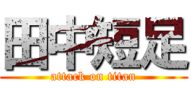 田中短足 (attack on titan)