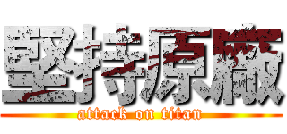 堅持原廠 (attack on titan)