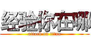 经验你在哪 (attack on titan)