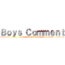 Ｂｏｙｓ Ｃｏｍｍｅｎｔ (Jean Kirstein)