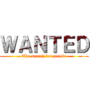 ＷＡＮＴＥＤ (The search for people)